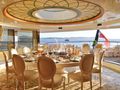 ST DAVID Benetti 60m - sky deck dining area ST DAVID Benetti 60m - sky deck dining area