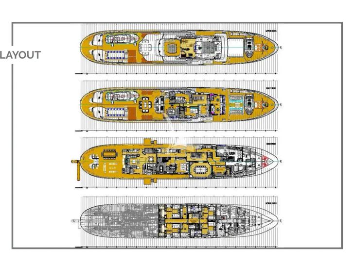 STEEL Pendennis 54m - layout STEEL Pendennis 54m - layout
