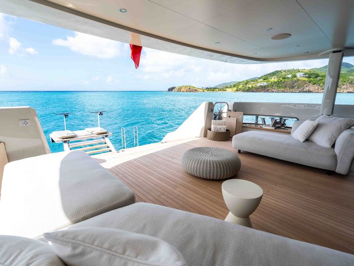 STELLAMAR Cantierre Delle Marche RJ115 aft deck STELLAMAR Cantierre Delle Marche RJ115 aft deck