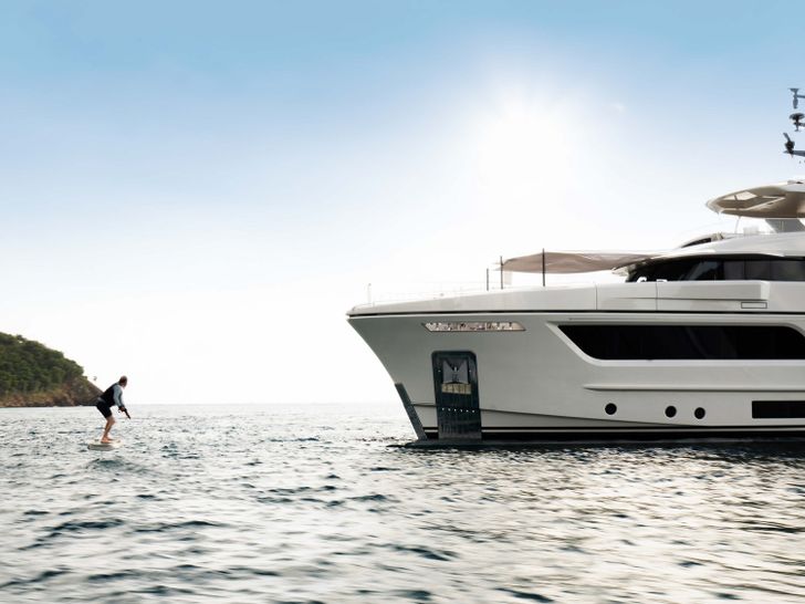 STELLAMAR Cantierre Delle Marche RJ115 bow shot STELLAMAR Cantierre Delle Marche RJ115 bow shot