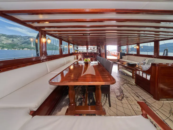 STELLA MARIS Gulet Motor Sailor 38m - main saloon STELLA MARIS Gulet Motor Sailor 38m - main saloon