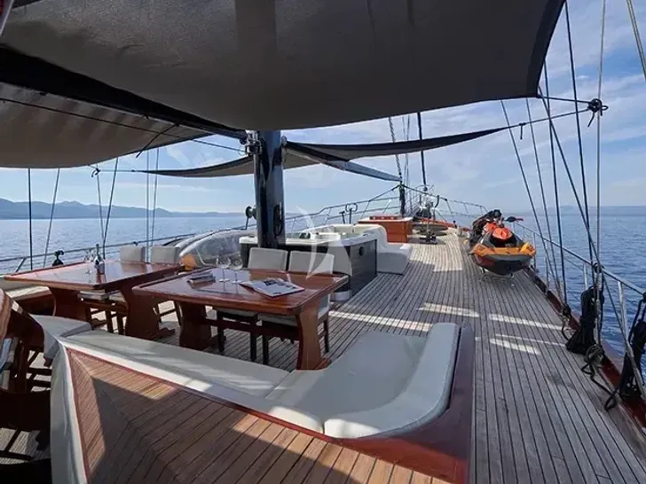 STELLA MARIS Gulet Motor Sailor 38m - upper deck STELLA MARIS Gulet Motor Sailor 38m - upper deck