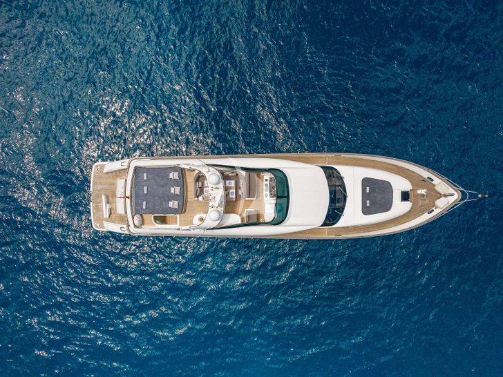 SUBLIME MAR Maiora 28m - top aerial shot SUBLIME MAR Maiora 28m - top aerial shot