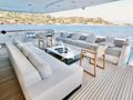 SUD Sanlorenzo SD122 - main aft deck lounge SUD Sanlorenzo SD122 - main aft deck lounge