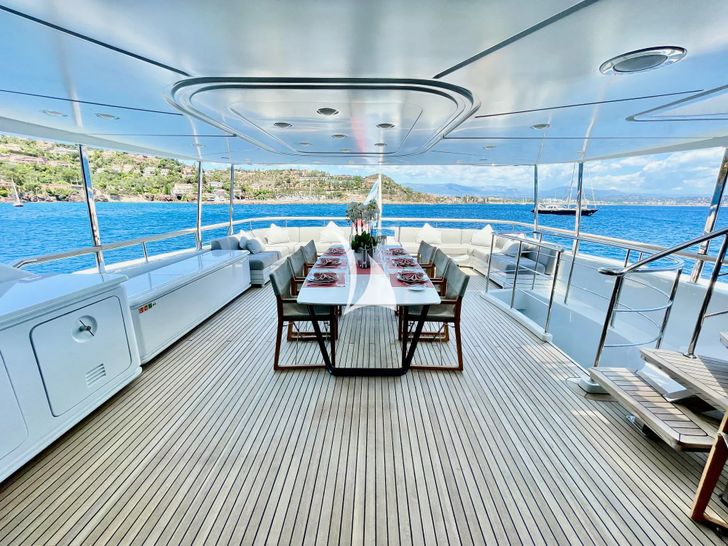 SUD Sanlorenzo SD122 - sky deck aft SUD Sanlorenzo SD122 - sky deck aft