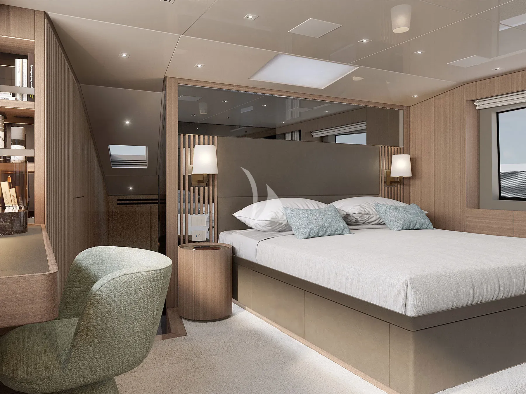 SUITU Sanlorenzo SL90A - master cabin