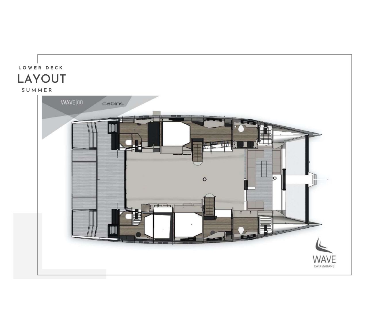 SUMMER Wave 60 - cabin layout