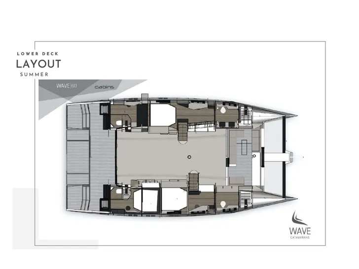 SUMMER Wave 60 - cabin layout SUMMER Wave 60 - cabin layout