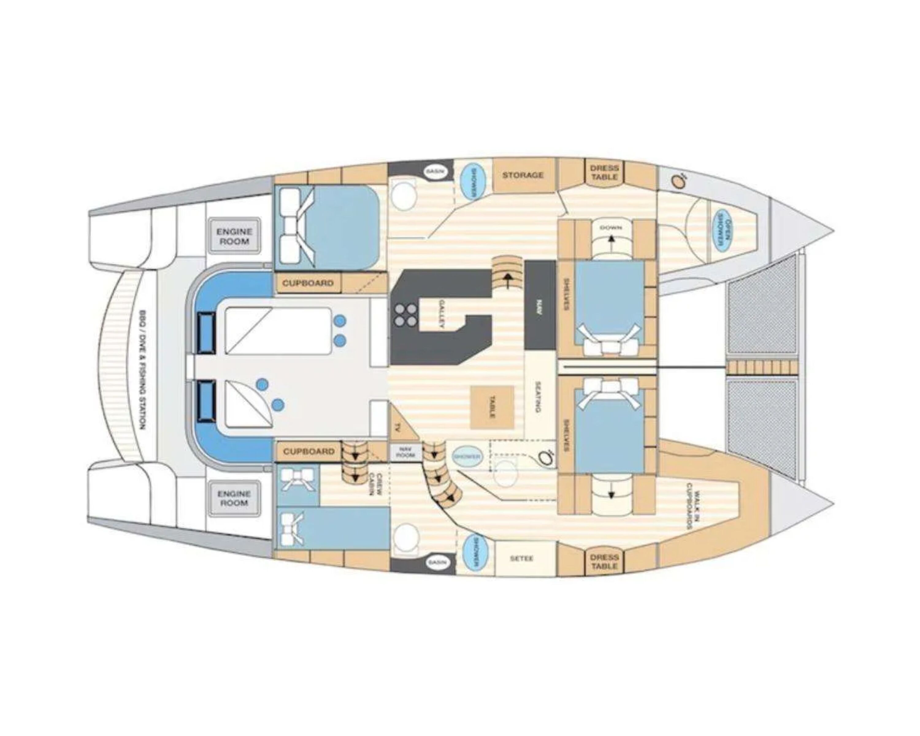 Layout for SUN GODDESS Royal Cape 53 - layout