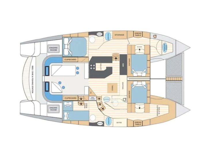 SUN GODDESS Royal Cape 53 - layout SUN GODDESS Royal Cape 53 - layout