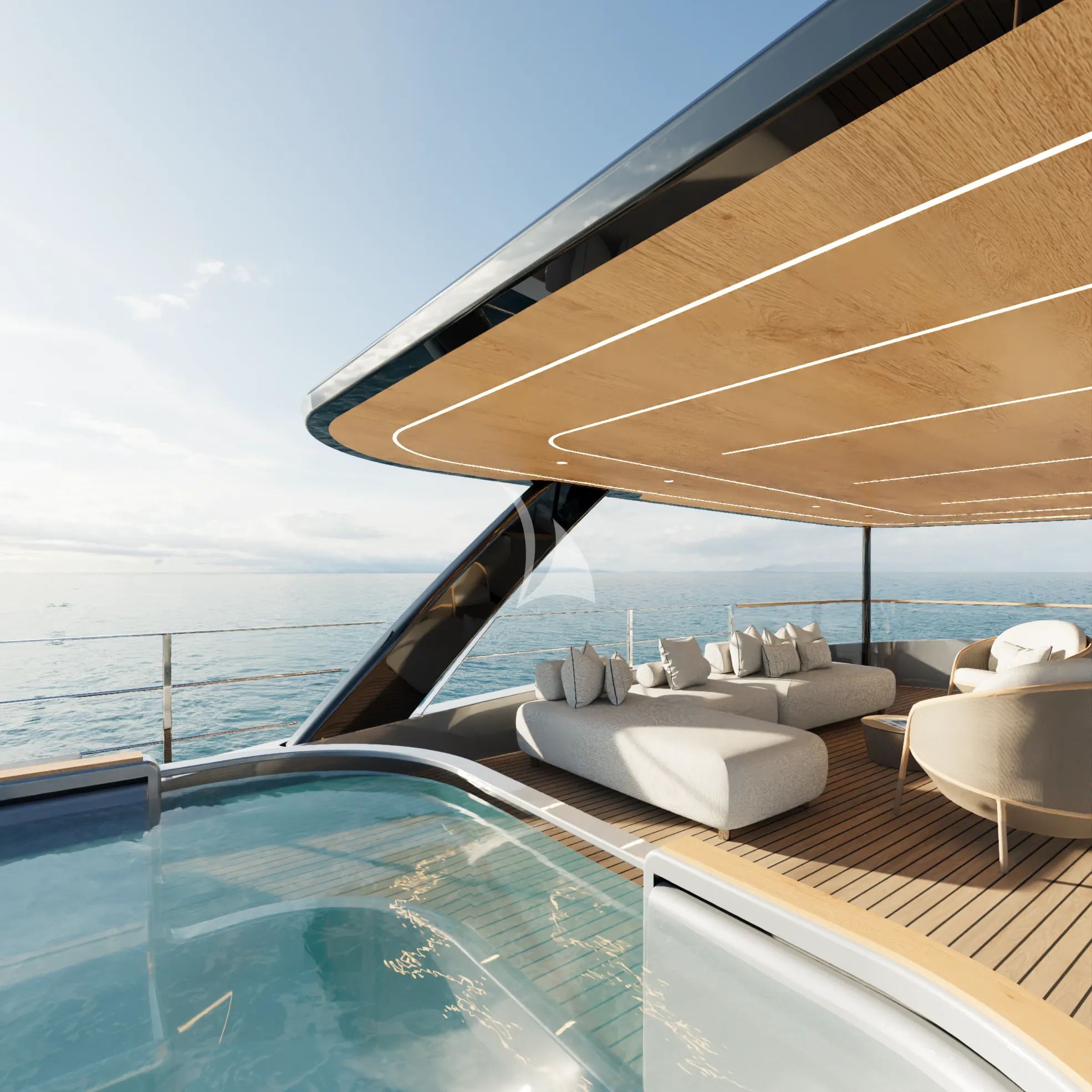 MIIA Sunreef Ultima 88 - flybridge jacuzzi