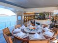 SURREYA ADA Yacht Works 33m - alfresco dining area SURREYA ADA Yacht Works 33m - alfresco dining area
