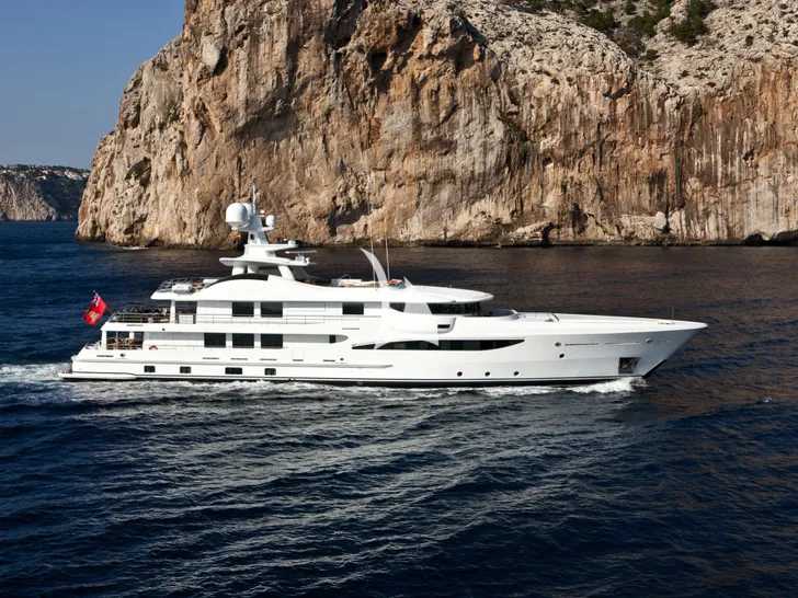 SWEET MARYI Amels 171 - cruising side profile SWEET MARYI Amels 171 - cruising side profile