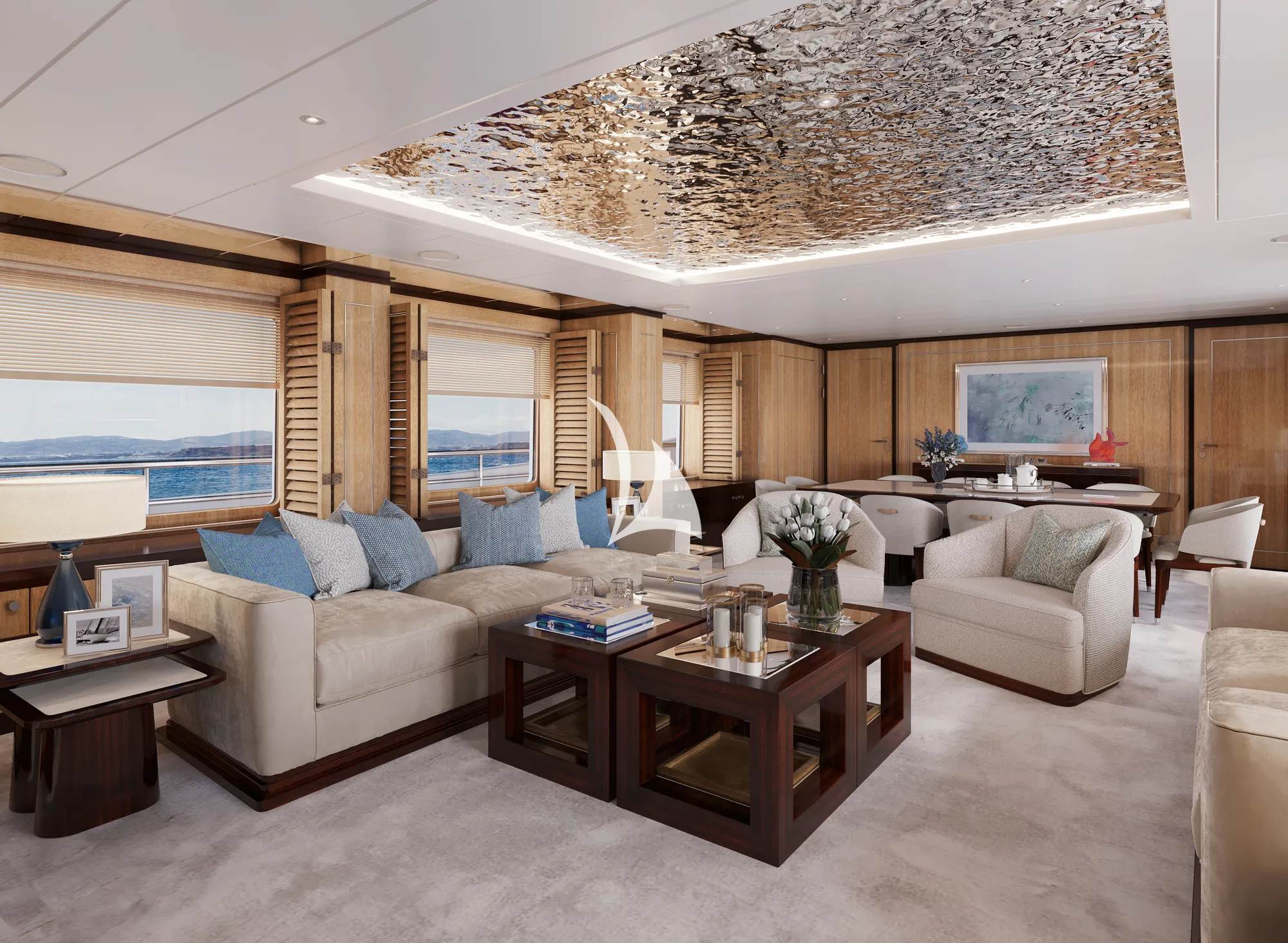 SWEET MARYI Amels 171 - main saloon