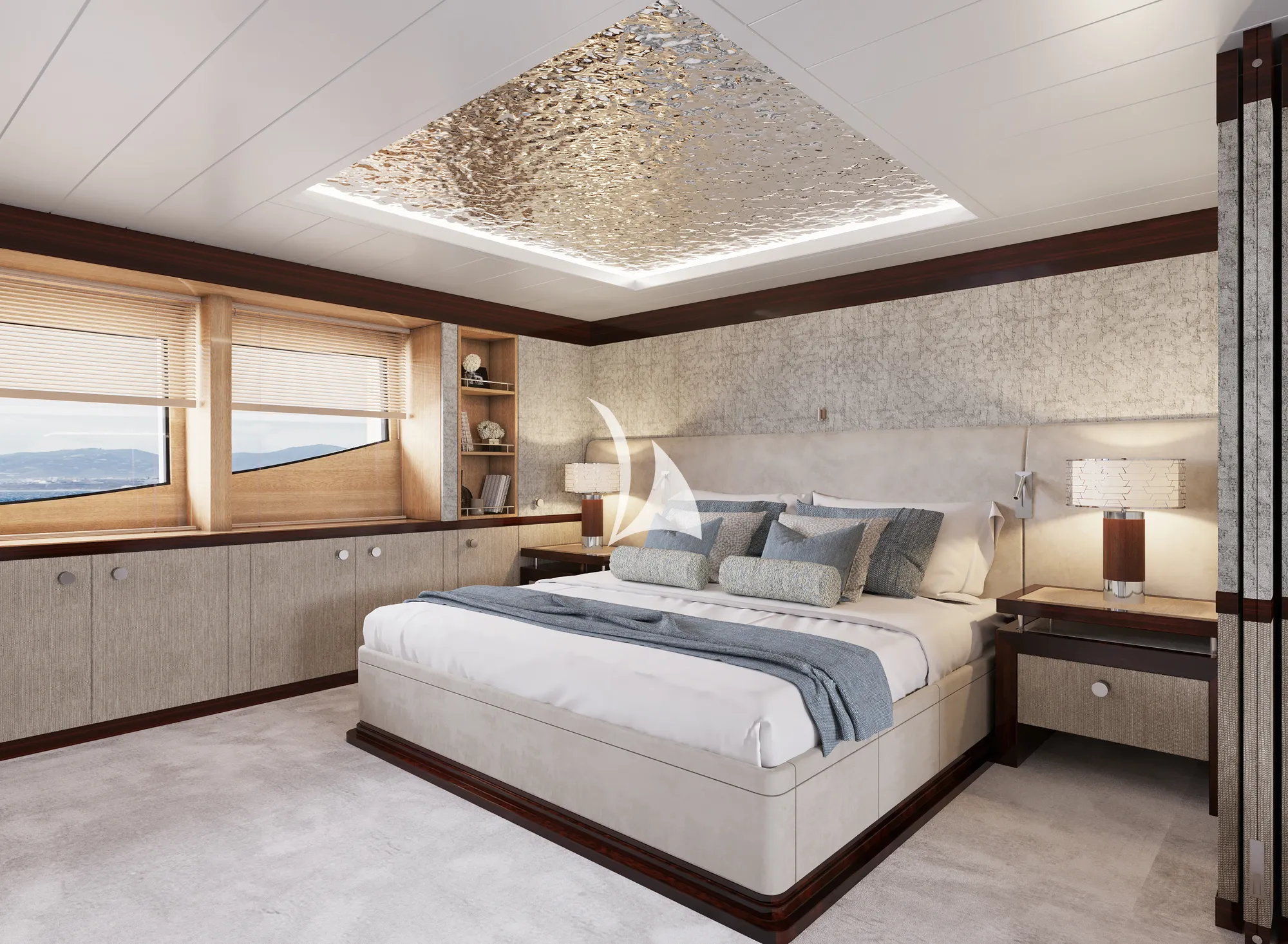 SWEET MARYI Amels 171 - master cabin