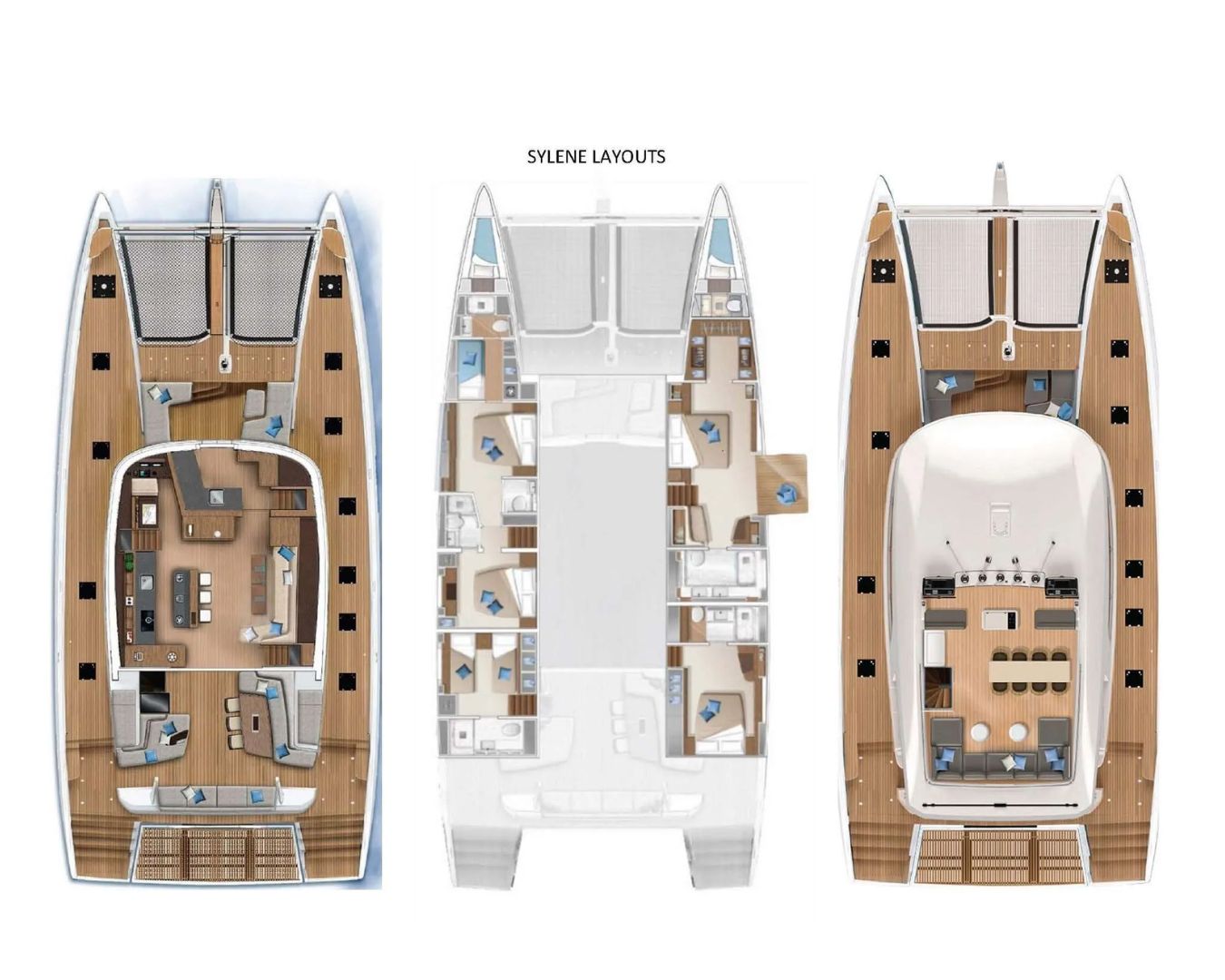 Layout for SYLENE Lagoon Seventy 7 - layout