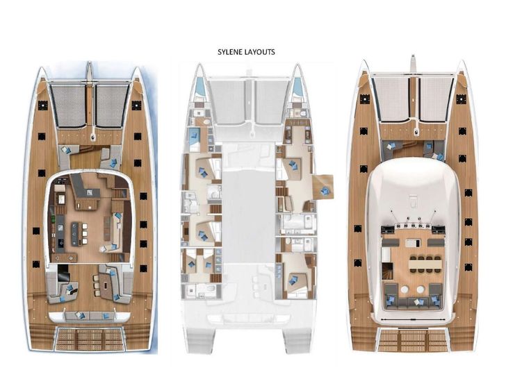 SYLENE Lagoon Seventy 7 - layout SYLENE Lagoon Seventy 7 - layout