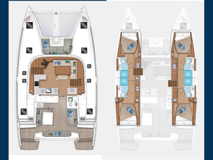 AQUARIUS - yacht layout