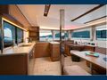Lagoon 46,galley and dining area
