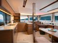 Lagoon 46,galley and dining area