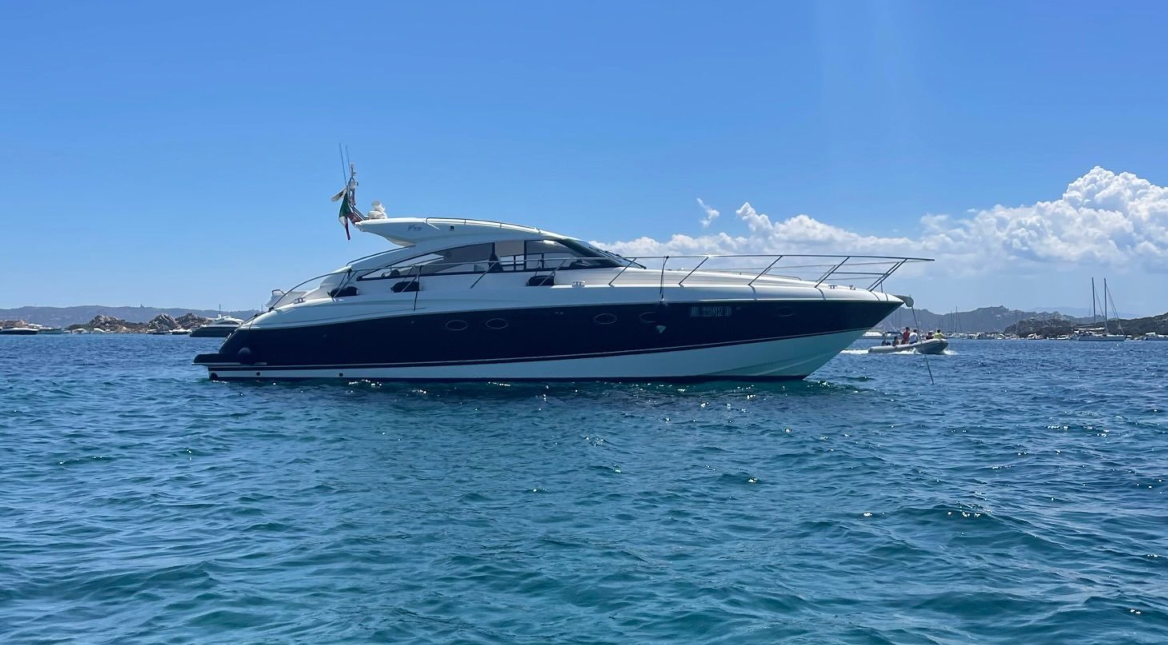 Charter Yacht Princess V53 - North Sardinia Day Charter Yacht - Porto Cervo - Olbia - Portisco - Sardinia