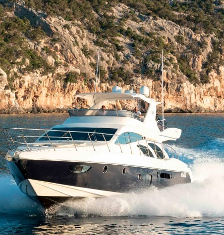 Charter Yacht Azimut 62 Fly - North Sardinia Day Charter Yacht - Poltu Quatu - Porto Cervo - Olbia - Portisco - Sardinia