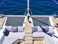 MAURICE Fountaine Pajot 59 - foredeck top shot MAURICE Fountaine Pajot 59 - foredeck top shot