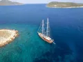 BEDIA SULTAN Gulet 35m - aerial shot BEDIA SULTAN Gulet 35m - aerial shot