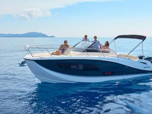Quicksilver 875 - French Riviera Day Charter Yacht - Juan les Pins - Antibes - Cannes - Nice - St Tropez Quicksilver 875 - French Riviera Day Charter Yacht - Juan les Pins - Antibes - Cannes - Nice - St Tropez