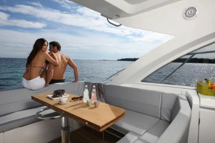 Charter Yacht Gran Turismo 38 White - French Riviera Day Charter Yacht - Juan les Pins - Antibes - Cannes - Nice - St Tropez