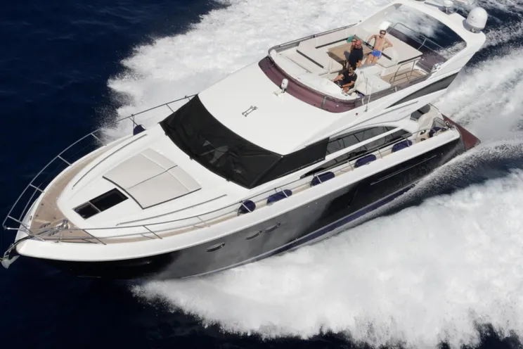 Charter Yacht Princess 64 Fly Blue - French Riviera Day Charter Yacht - Beaulieu - Nice - Cannes - St Tropez - Antibes