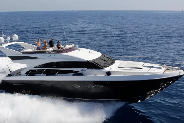 Charter Yacht Princess 64 Fly Blue - French Riviera Day Charter Yacht - Beaulieu - Nice - Cannes - St Tropez - Antibes
