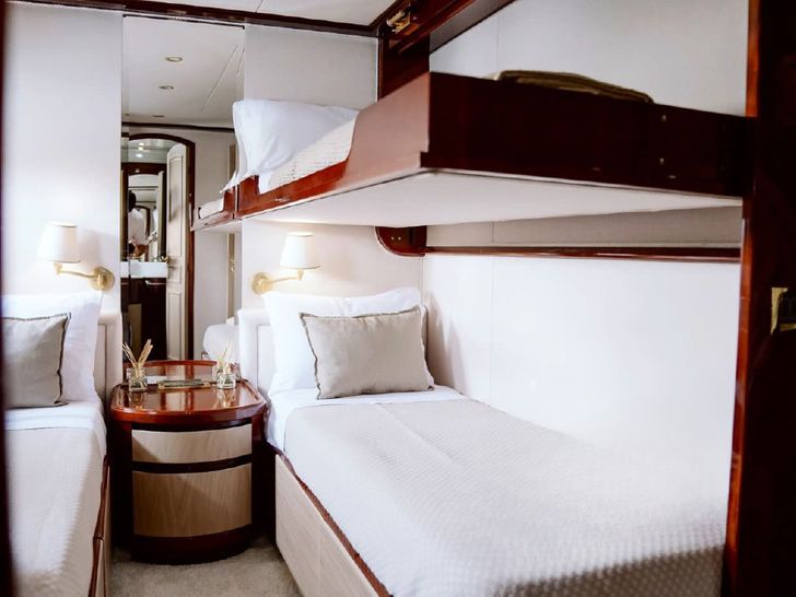 SYMPATICO Posillipo Technema 80 - twin cabin 2 bunk style SYMPATICO Posillipo Technema 80 - twin cabin 2 bunk style