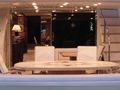 SYMPATICO Posillipo Technema 80 - aft deck dining area SYMPATICO Posillipo Technema 80 - aft deck dining area