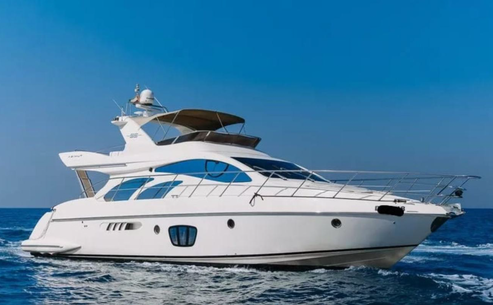 Charter Yacht Azimut 55 Fly - French Riviera Day Charter Yacht - Juan les Pins - Antibes - Cannes - Nice - St Tropez