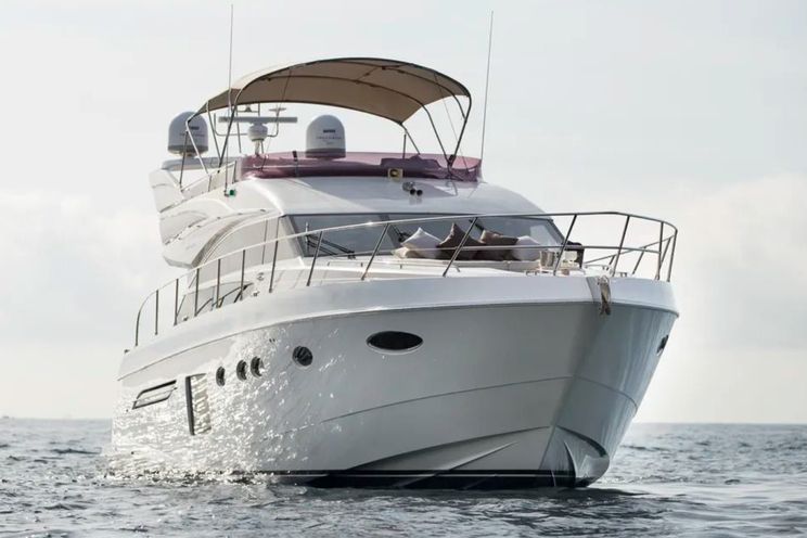 Charter Yacht Princess 64 Fly White - French Riviera Day Charter Yacht - Golfe Juan - Cannes - Antibes - St Tropez - Nice