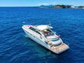 Princess V56 - anchored aerial shot Princess V56 - anchored aerial shot