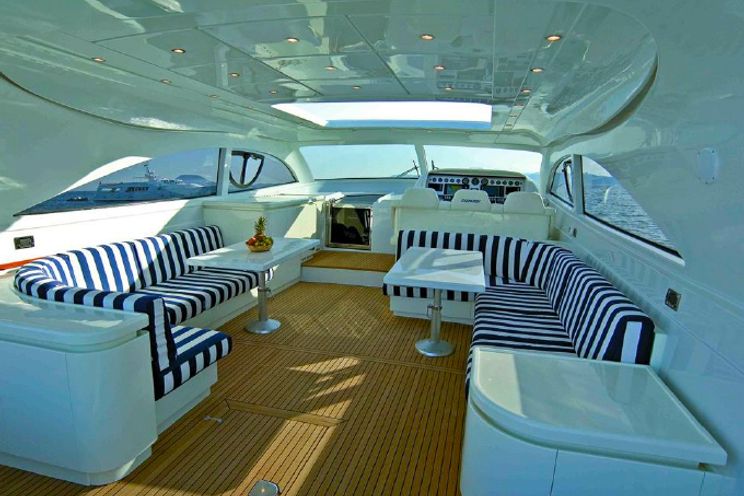 Charter Yacht Rizzardi 73 - French Riviera Day Charter Yacht - Golfe Juan - Cannes - Antibes - St Tropez - Nice