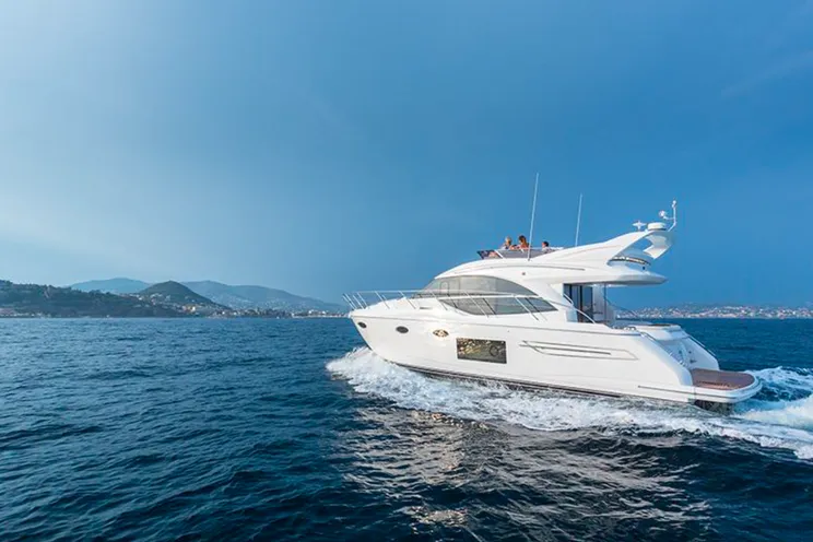 Charter Yacht Princess 49 Fly - French Riviera Day Charter Yacht - Juan les Pins - Cannes - Nice - Antibes - St Tropez