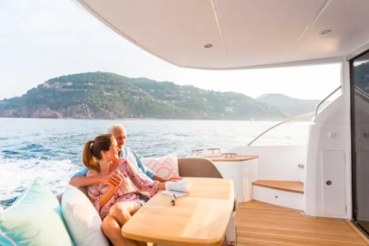 Charter Yacht Princess 49 Fly - French Riviera Day Charter Yacht - Juan les Pins - Cannes - Nice - Antibes - St Tropez