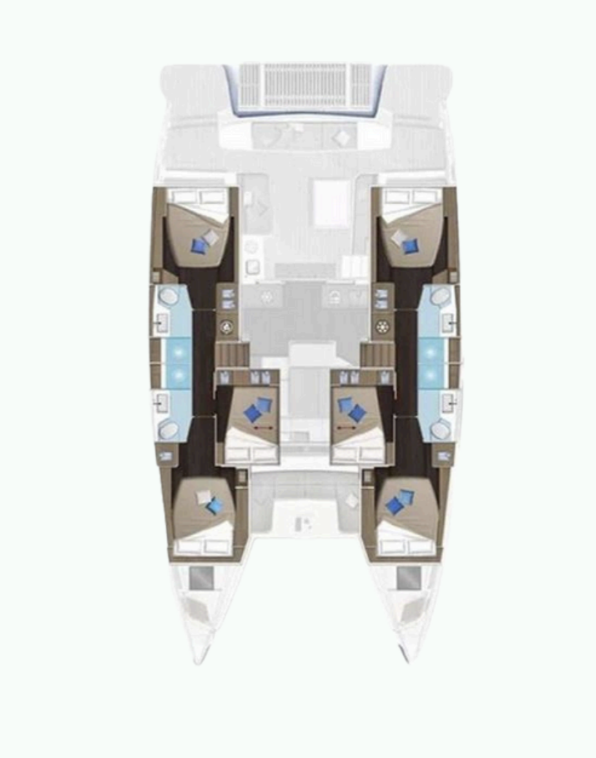 Layout for LORAIN Lagoon 51 - Layout