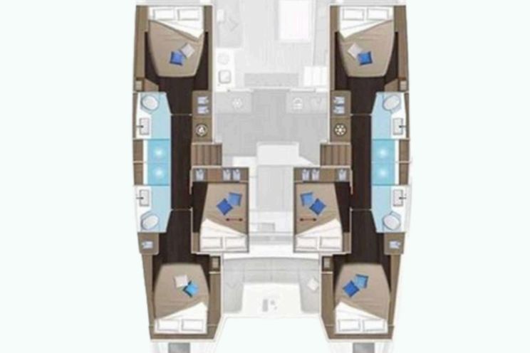 Layout for LORAIN Lagoon 51 - Layout