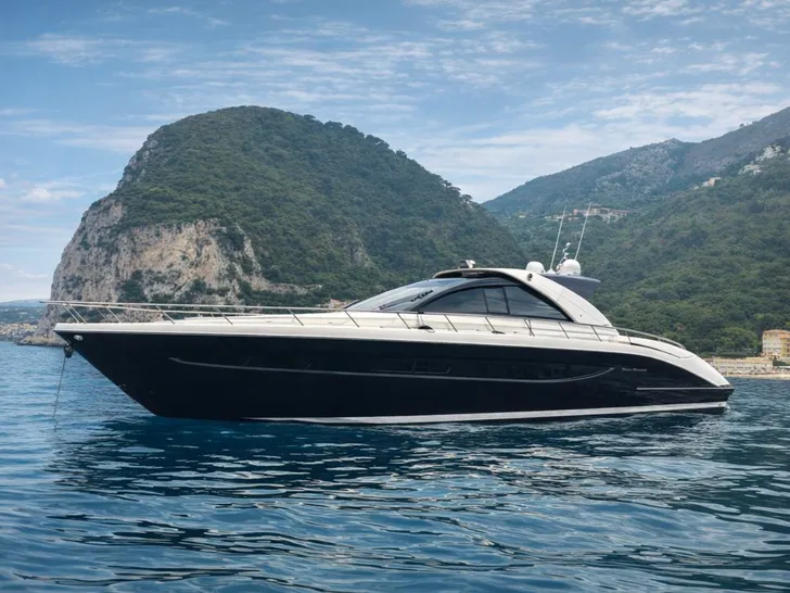 Riva 68 Ego - anchored bow view Riva 68 Ego - anchored bow view