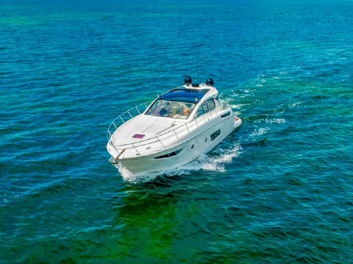 Azimut Atlantis 50 - cruising bow view Azimut Atlantis 50 - cruising bow view