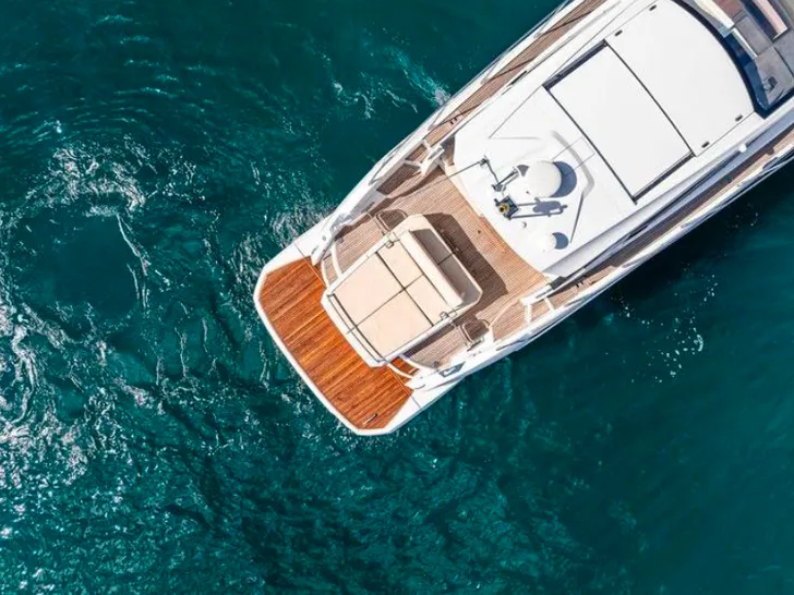 Azimut Atlantis 50 - top aft shot Azimut Atlantis 50 - top aft shot