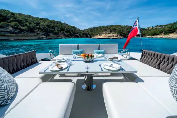 Charter Yacht GENESIS - Sunseeker Superhawk 55 - 2 Cabins - St Tropez - Cannes - Monaco - The French Riviera Day Charter Yacht