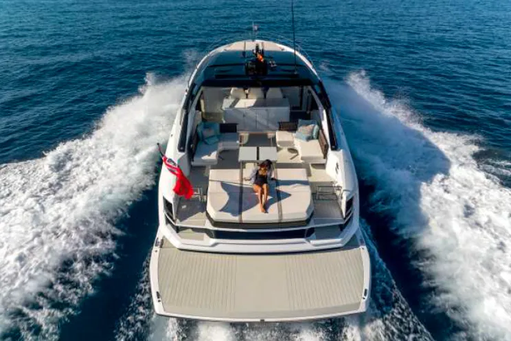 Charter Yacht GENESIS - Sunseeker Superhawk 55 - 2 Cabins - St Tropez - Cannes - Monaco - The French Riviera Day Charter Yacht