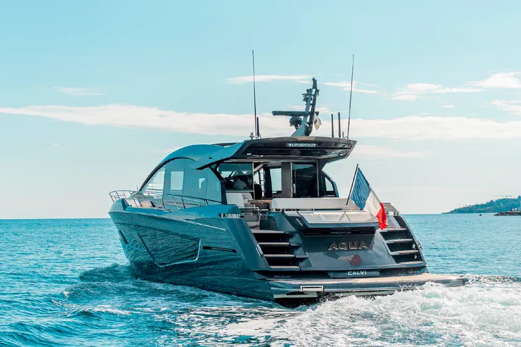 Charter Yacht AQUA - Sunseeker Predator 65 - St Tropez - Cannes - Monaco - The French Riviera Day Charter Yacht