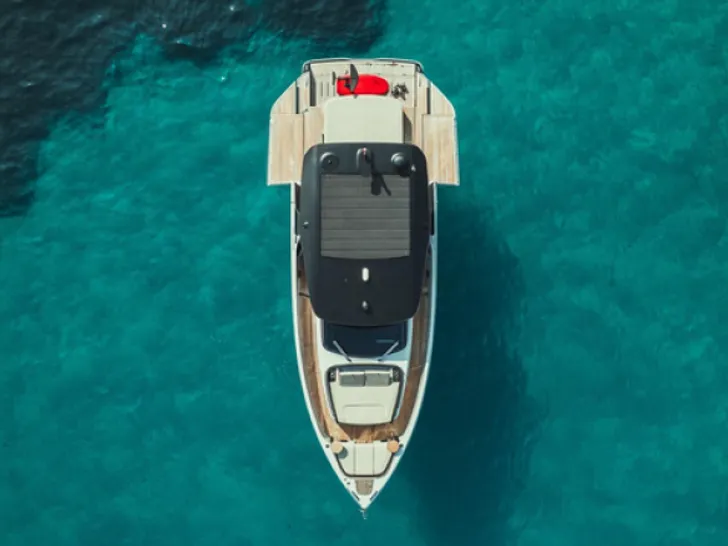 ABAJA Cranchi A46 - top aerial shot ABAJA Cranchi A46 - top aerial shot