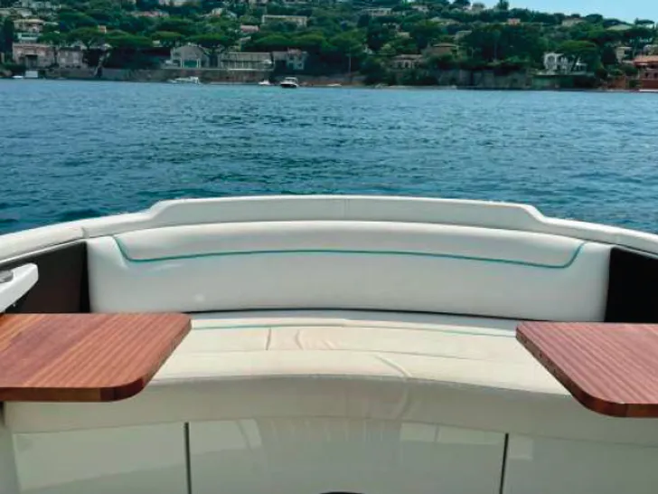 LULU Riva Iseo - upper deck lounge up close LULU Riva Iseo - upper deck lounge up close